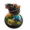 Halfling Witch with Pig in Flying Cauldron
