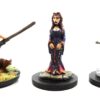Adventurers Pack Six-Female Witch with Cat, Damsel in Chains, Queen with Sword by Dave Soderquist.