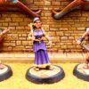 084. Cleopatra in Greek dress with Admiral and Royal Scribe