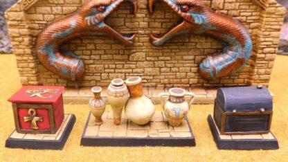 067. Egyptian Tomb Chests and Fancy Pottery!