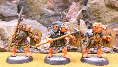 Pig Orc Pack DF03 Armored Pole Arms