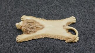 104. Snappy Lion Skin Rug