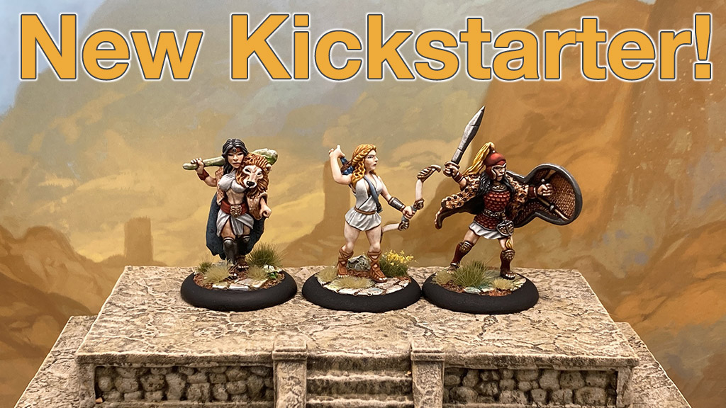 New Kickstarter: Hellenized Amazon Hoplite Phalanx